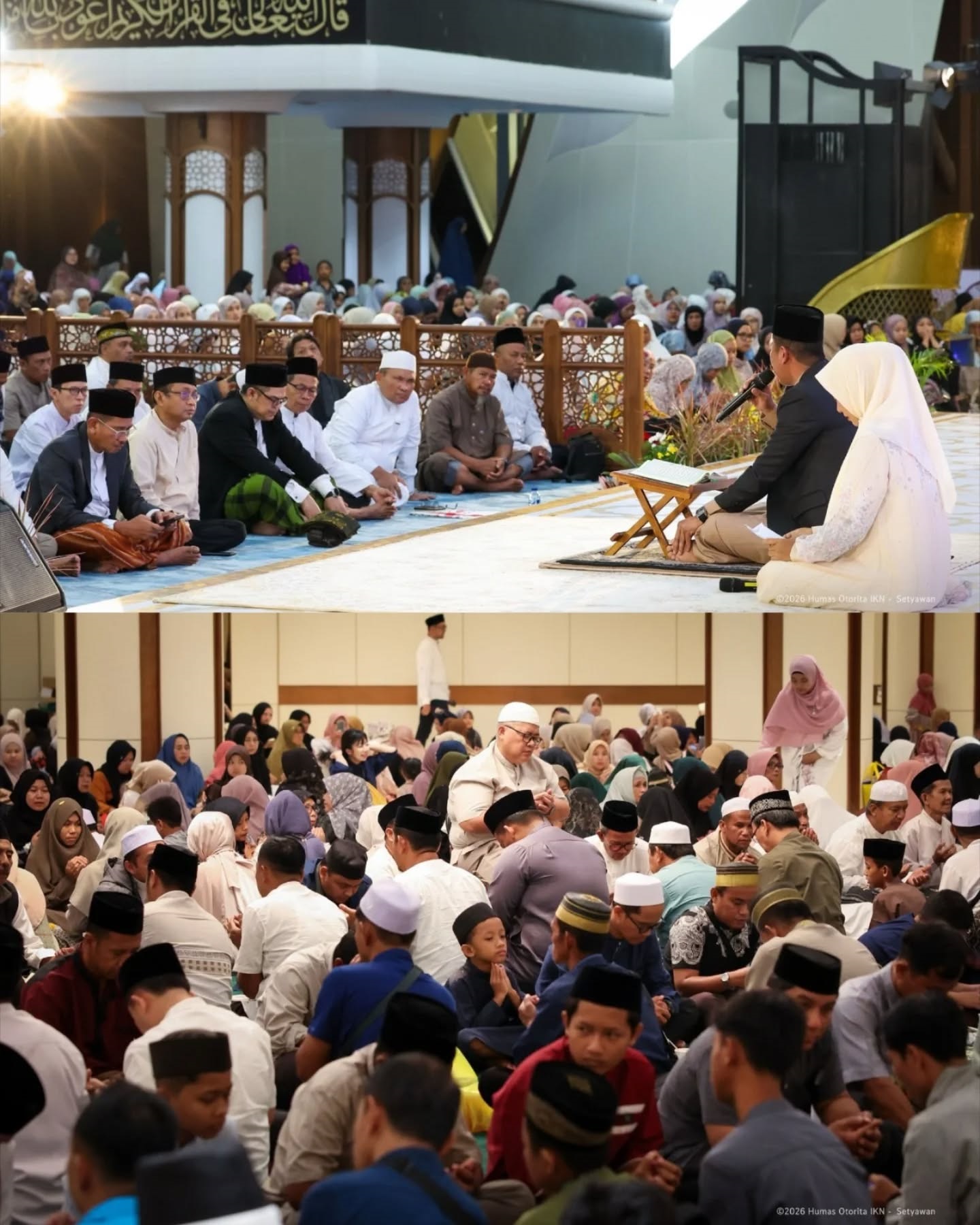Peringatan Nuzulul Quran di Masjid Negara IKN.