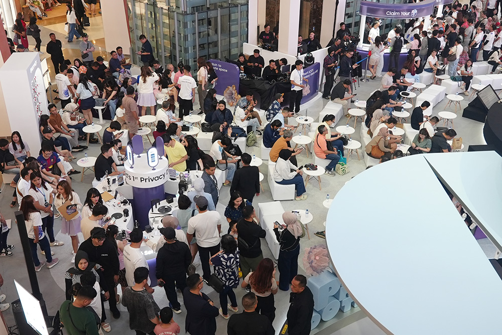 Suasana Galaxy Studio dihadiri konsumen Galaxy S26 Series untuk Unboxing Bersama  