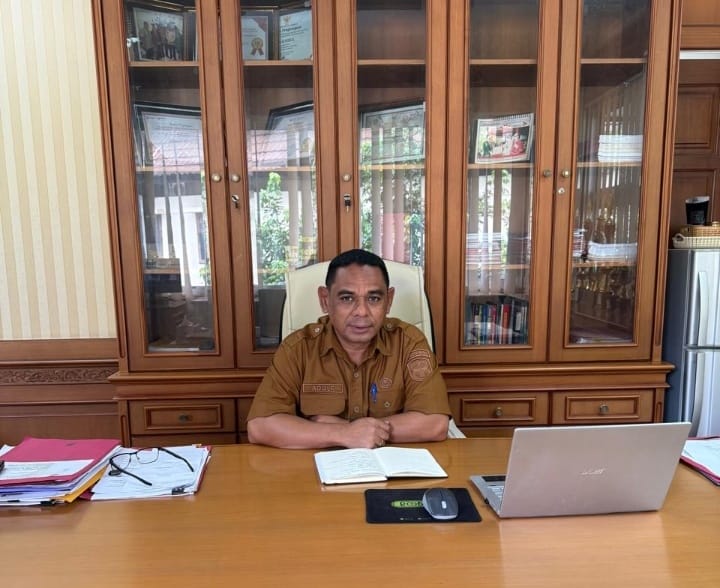 Kepala Dinas Sosial Kabupaten Kutai Barat, Aldolfus Edhardus Pontus.   