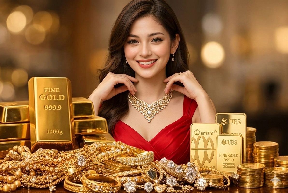 Harga emas perhiasan pada Selasa, 10 Maret 2026.