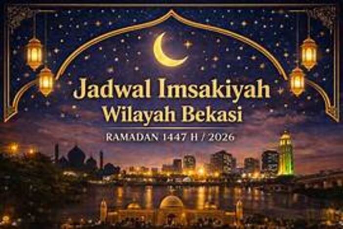 Jadwal Imsakiyah Kota Bekasi hari ini Rabu 11 Maret.