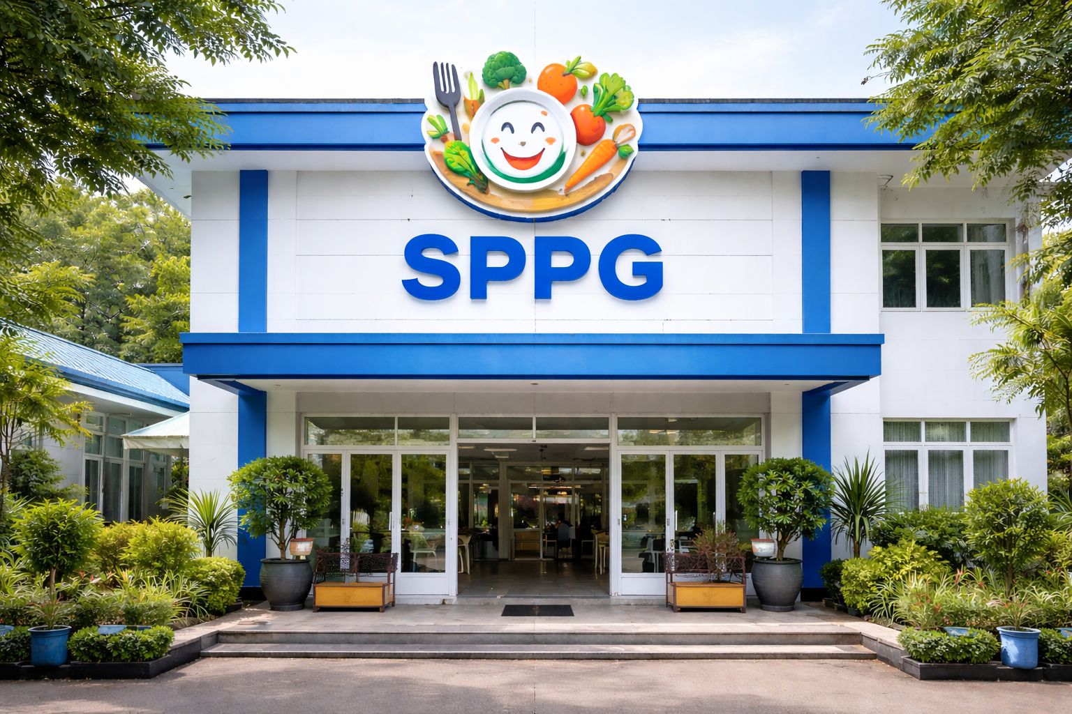 Ilustrasi gedung SPPG.