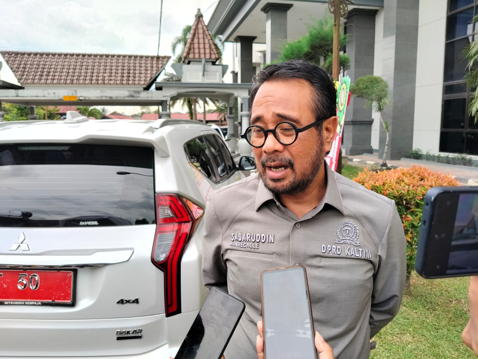 Sabaruddin Panrecalle tegaskan insiden tabrakan pilar Jembatan Mahakam I tidak bisa dibiarkan. (BAYU/KP)