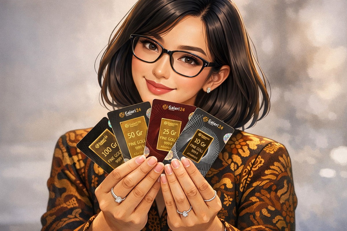Emas UBS dan emas Galeri24, kompak anjlok hingga Rp27.000.