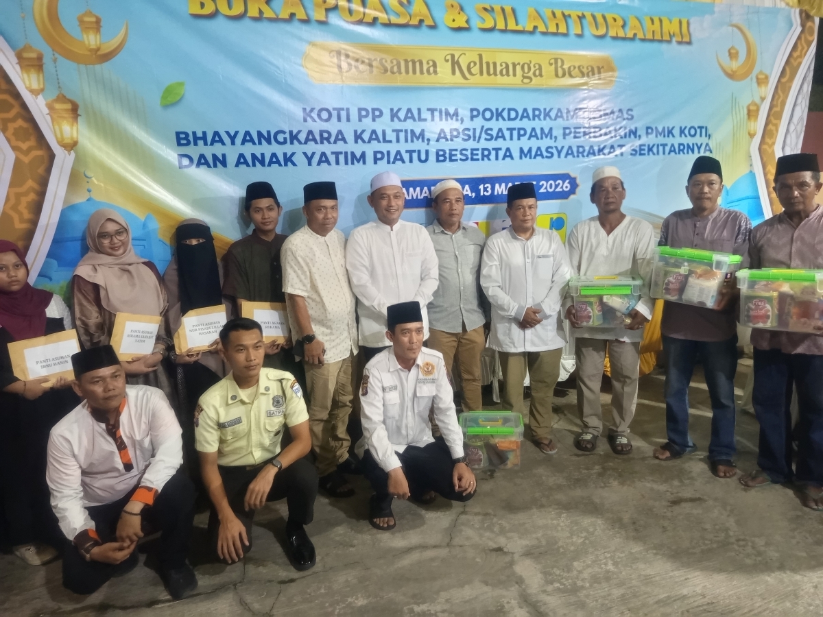 Keluarga besar PW KOTI Mahatidana Pemuda Pancasila Kaltim menggelar buka puasa bersama dan silaturahmi dengan berbagai elemen masyarakat di Samarinda.