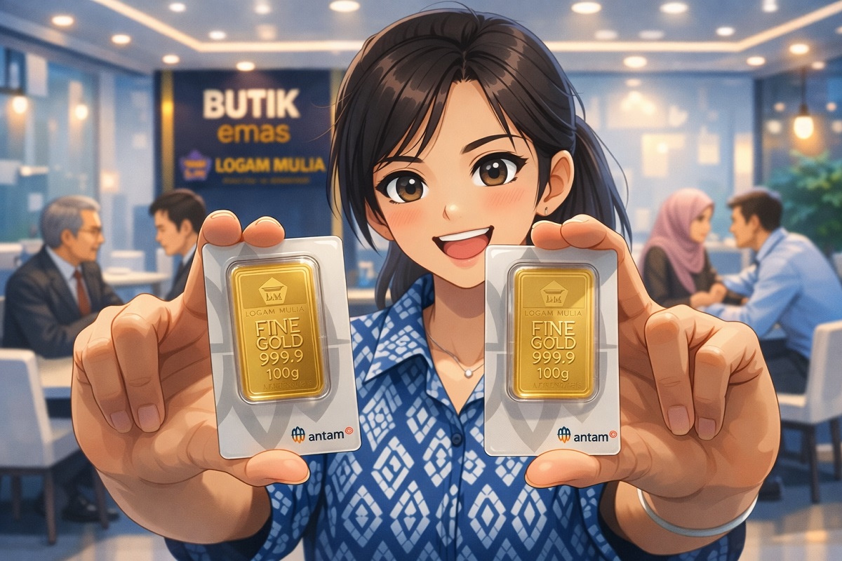 Harga emas Antam hari ini, Selasa (17/3/2026).