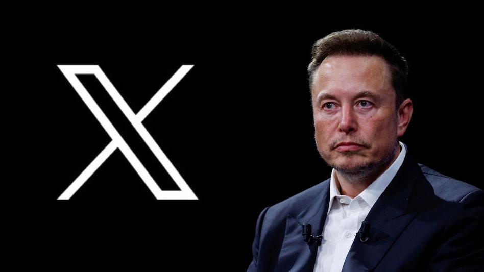 Ilustrasi X dan Elon Musk.