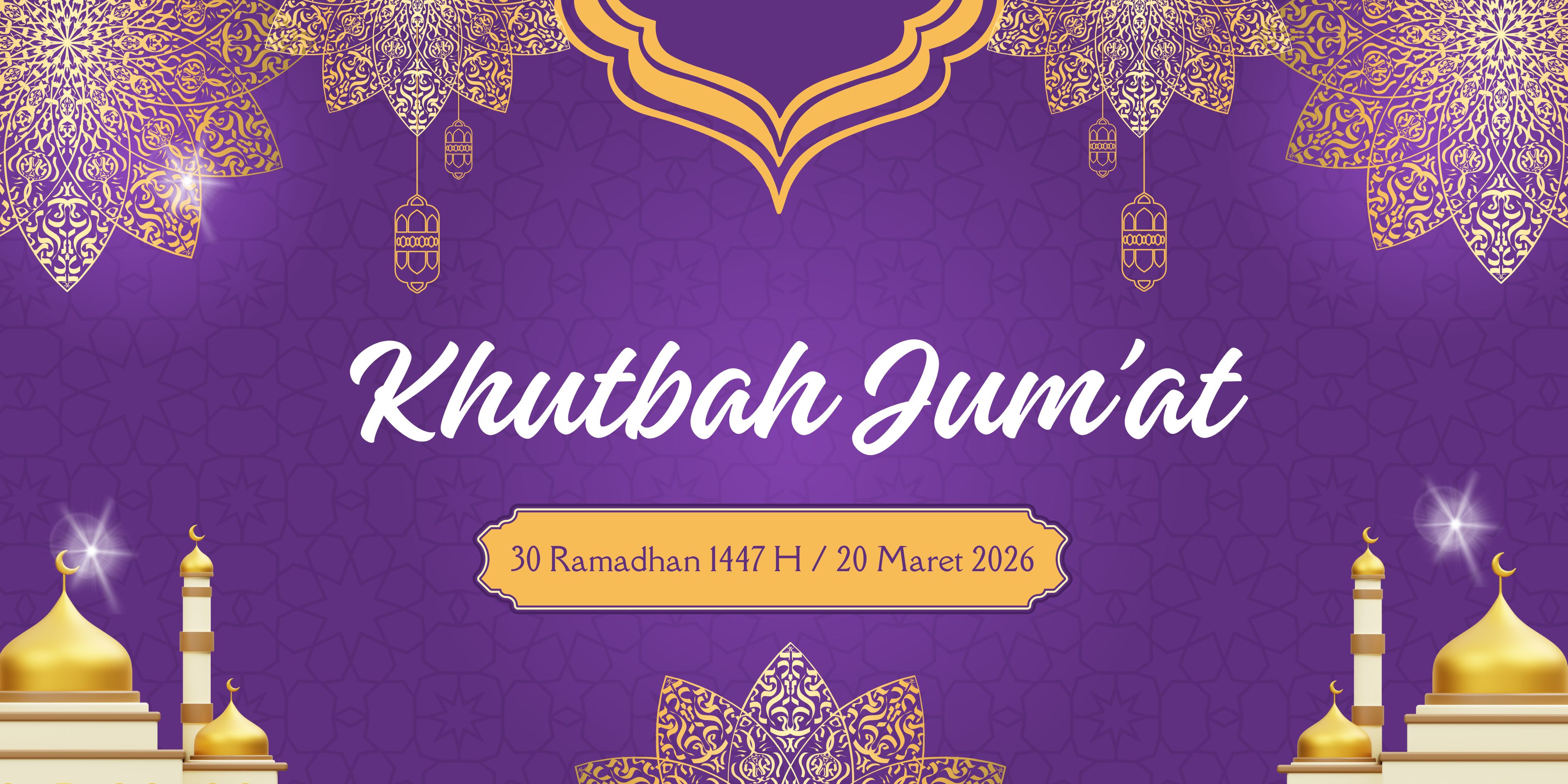 Teks khutbah Jumat hari ini mengenai keutamaan takbir di malam takbiran.