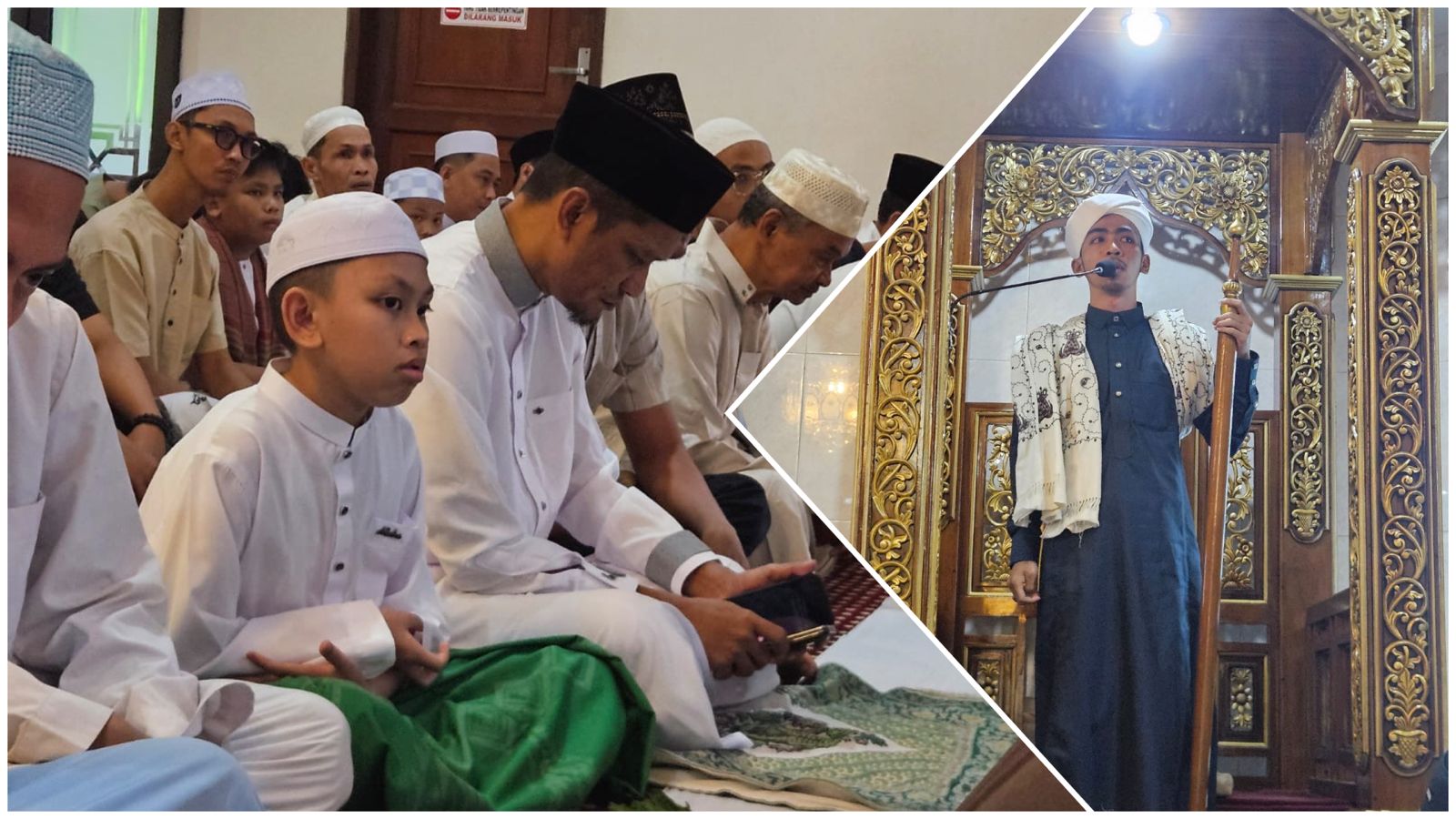 Ustadz Muhammad Nuh mengingatkan jamaah untuk membersihkan hati dari kebencian dan menyambung silaturahmi di hari kemenangan.