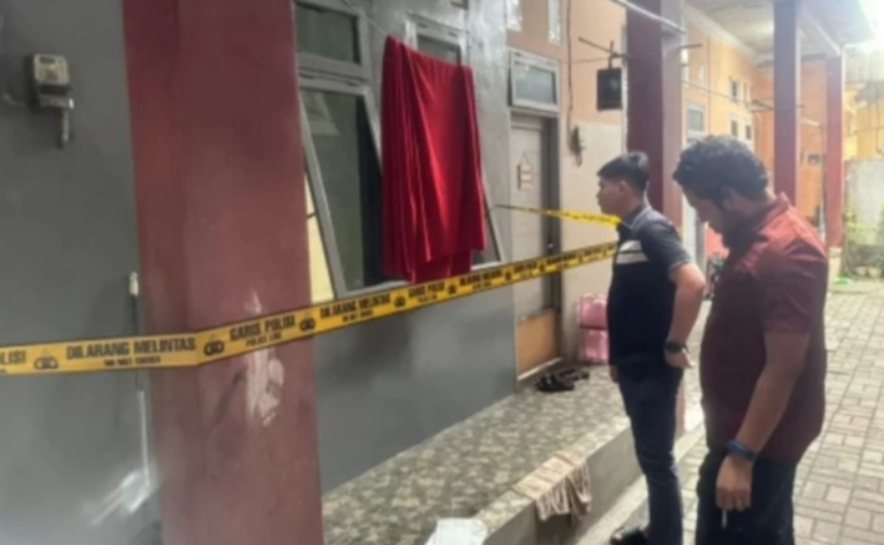 Rumah kontrakan cucu Mpok Nuri, Dewhinta Anggary (36)  di kawasan Bambu Apus, Cipayung, Jakarta Timur. (Foto ist)