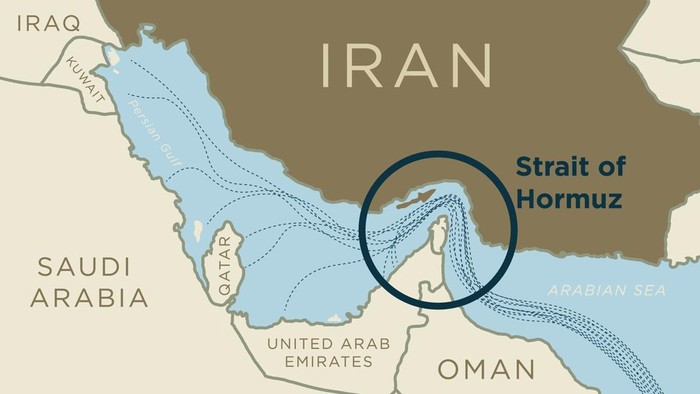 Selat Hormuz.