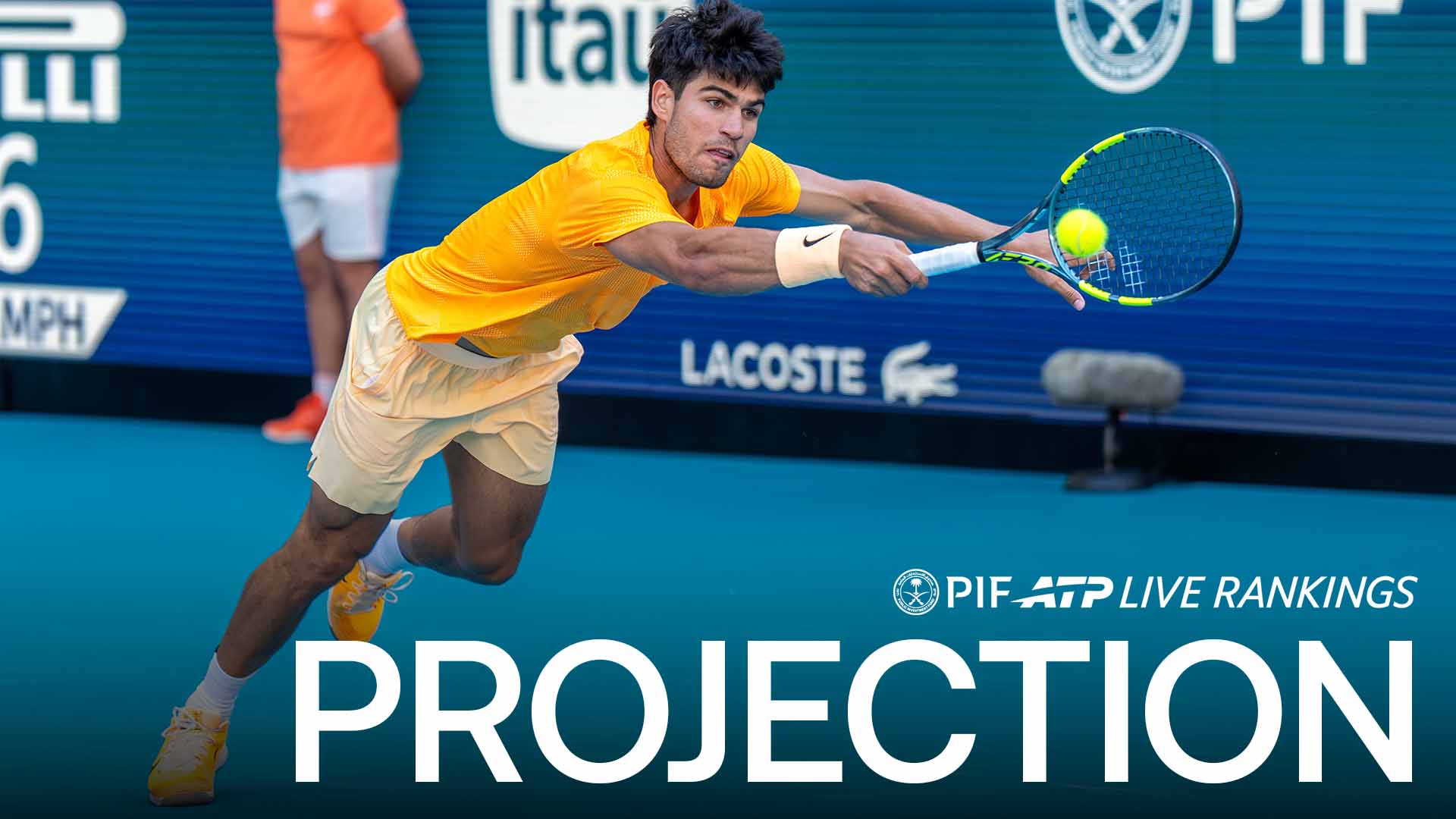Carlos Alcaraz terhenti langkahnya di babak ketiga turnamen ATP Masters 1000, Miami Open, di Miami Gardens, Florida, AS, Senin(23/3).