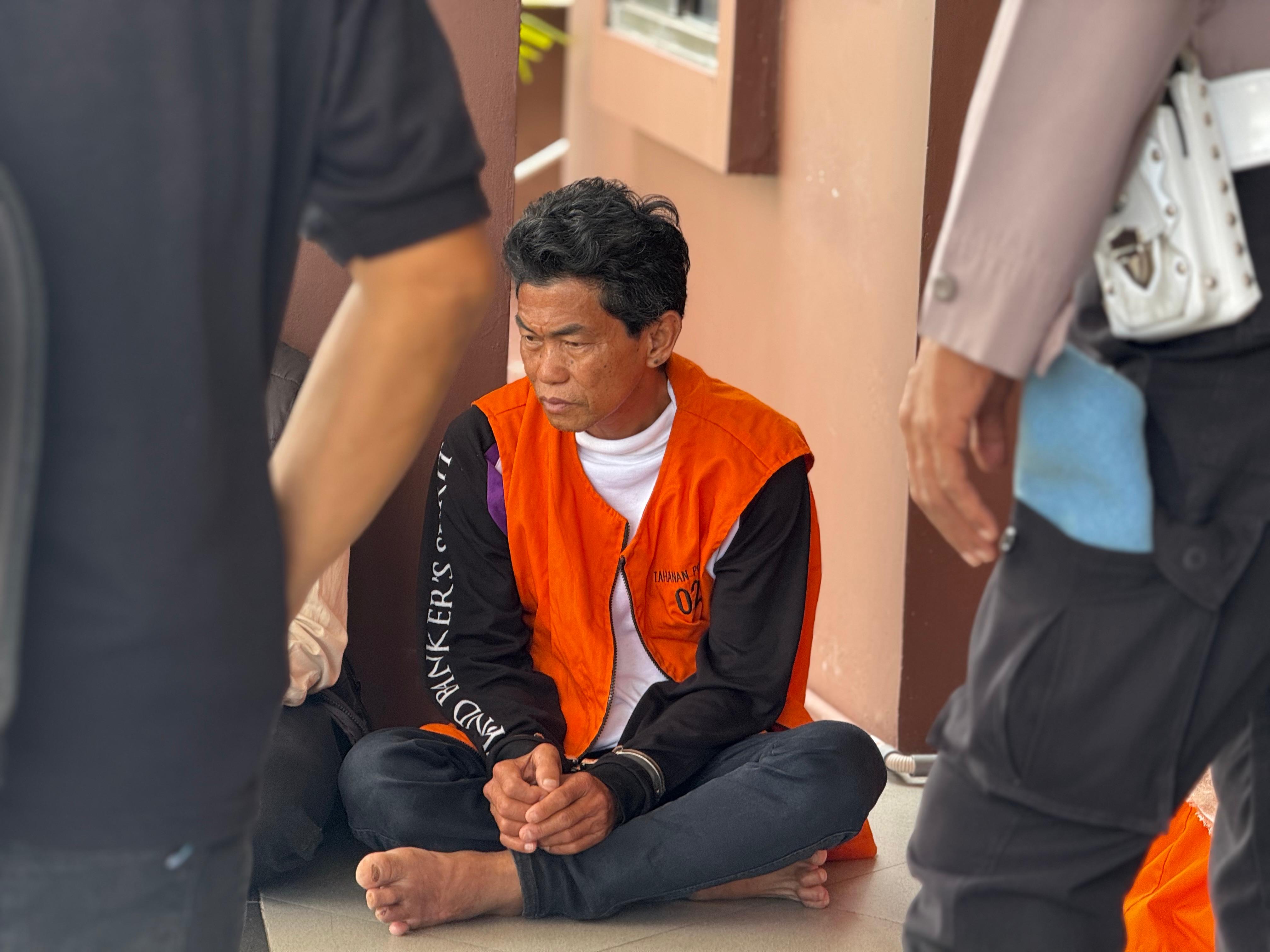 NORMAL: Tersangka Jafar yang memutilasi Suimi, kejiwaannya dianggap masih normal. KALTIM POST