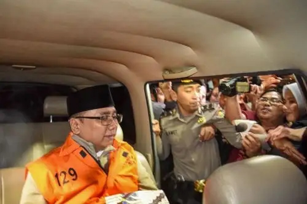 KE RUTAN LAGI: Mantan Menteri Agama, Yaqut Cholil Qoumas, tersangka korupsi dana haji, yang sebelumnya jadi tahanan rumah KPK kini dikembalikan ke rutan.