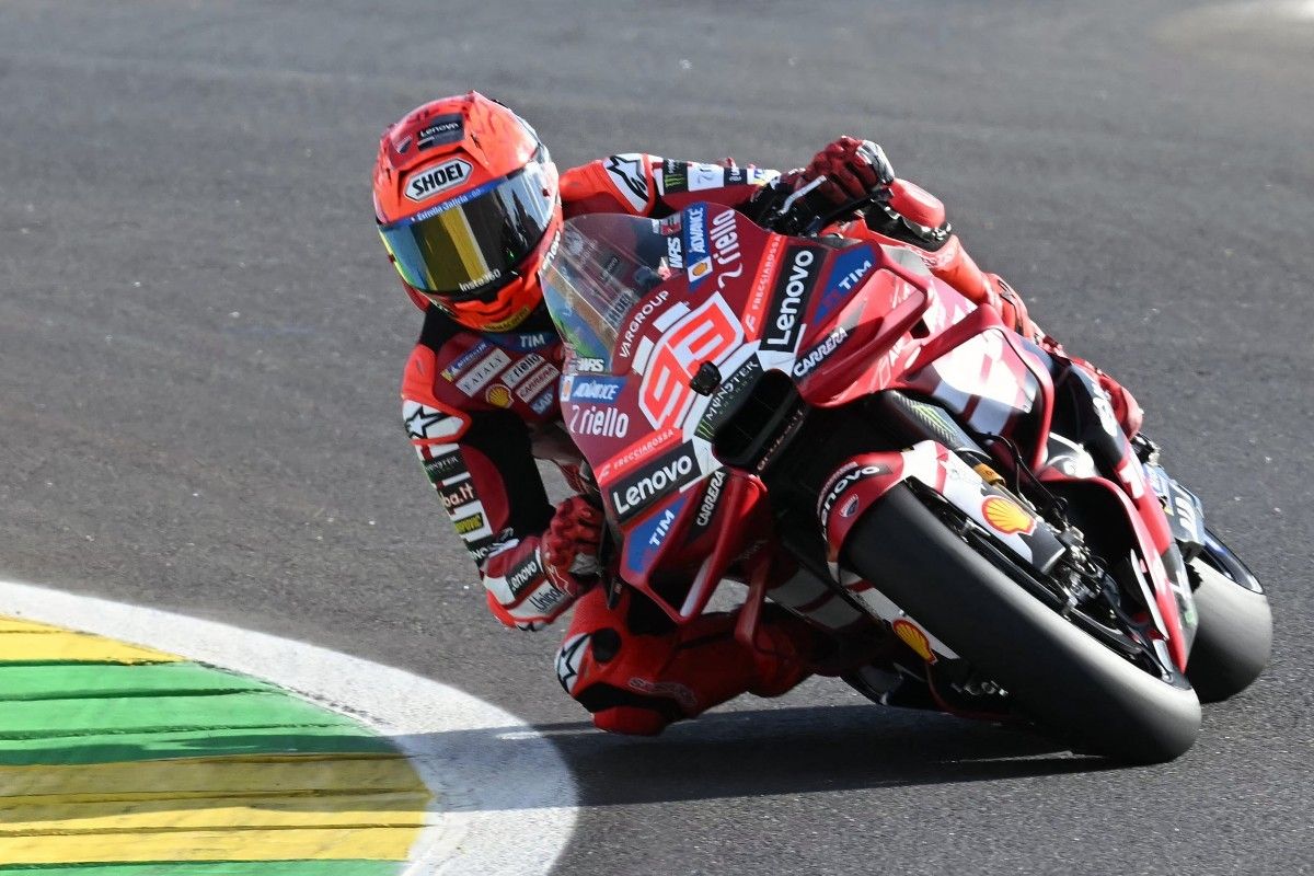 Pebalap Ducati Lenovo, Marc Marquez.