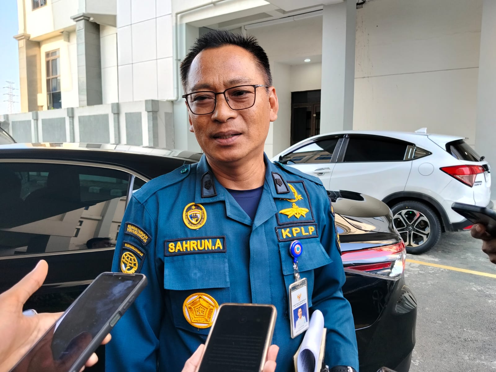 Kepala Seksi Penjagaan Patroli dan Penyidikan KSOP Kelas I Samarinda, Capt Sahrun Aziz. (Bayu/KP)