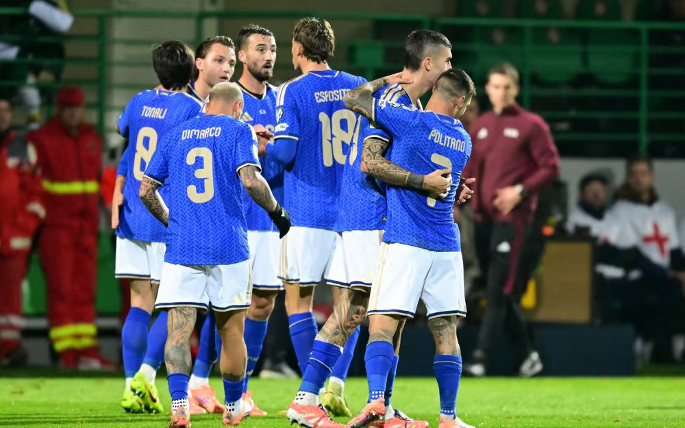 Timnas Italia berharap lolos Piala Dunia 2026. (Foto: AFP)