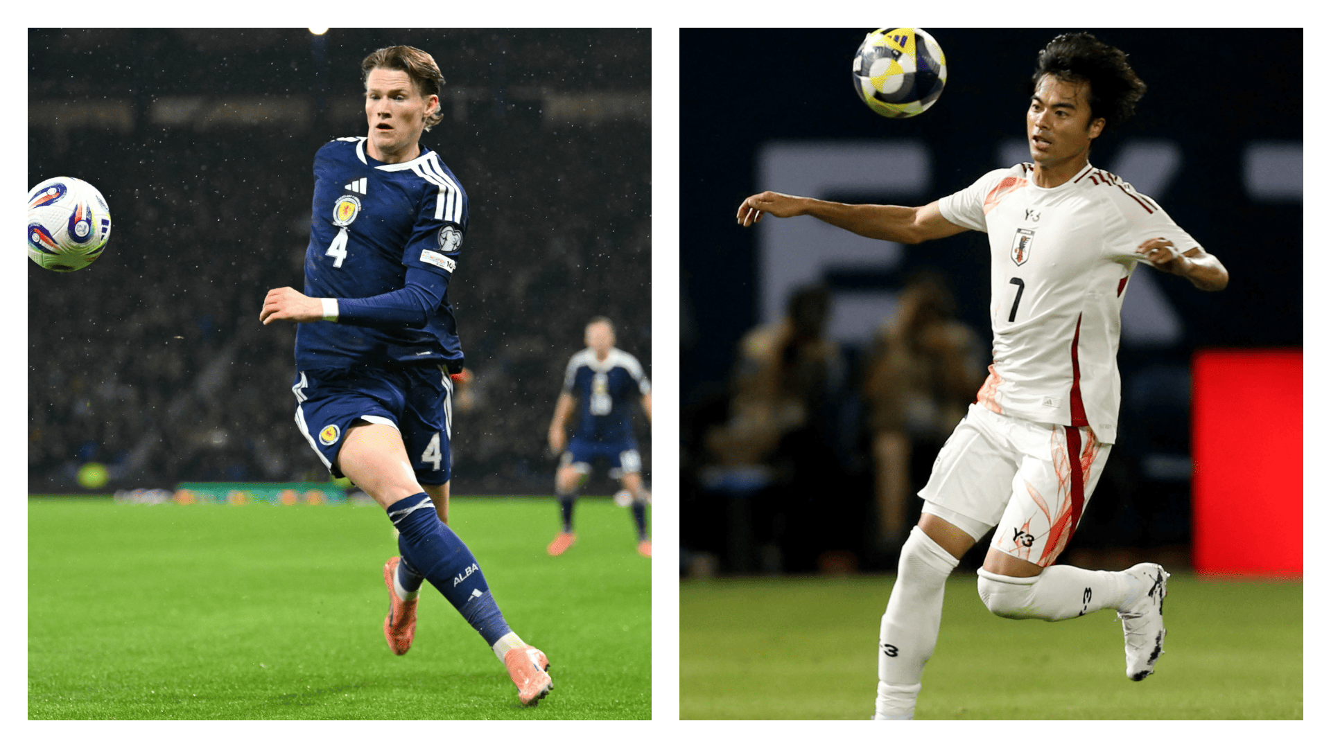 Gelandang Skotlandia Scott McTominay dan winger Jepang Kaoru Mitoma akan berhadapan dalam laga persahabatan di Hampden Park, Glasgow, dini hari nanti (29/3).