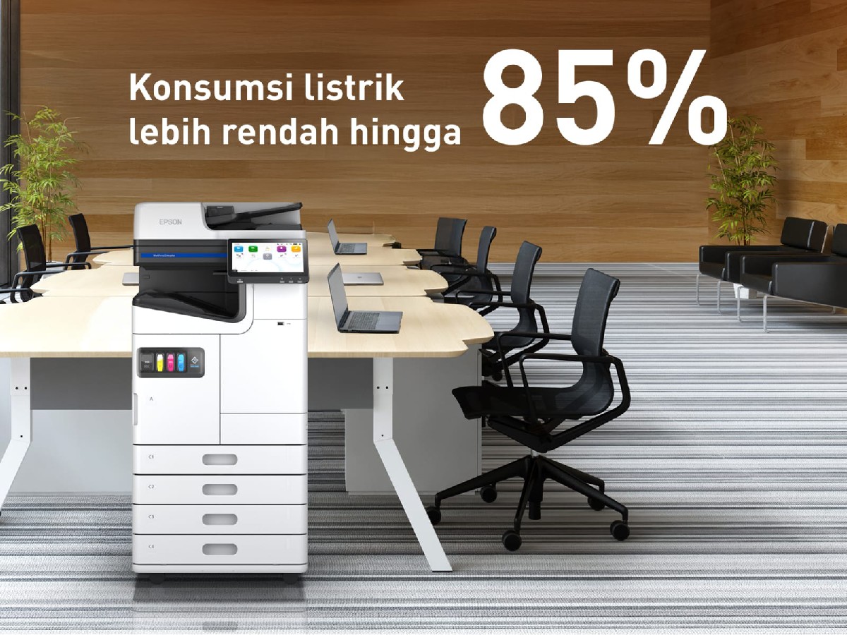 Printer Epson: Teknologi Heat-Free mampu mengurangi konsumsi listrik hingga 85 persen. 