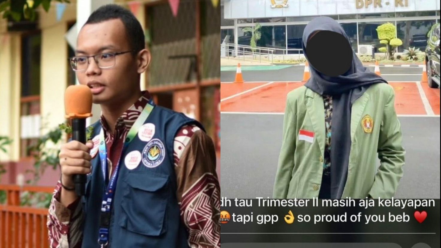 Alif, pelaku yang ngaku-ngaku jadi suami mahasiswi viral di medsos.