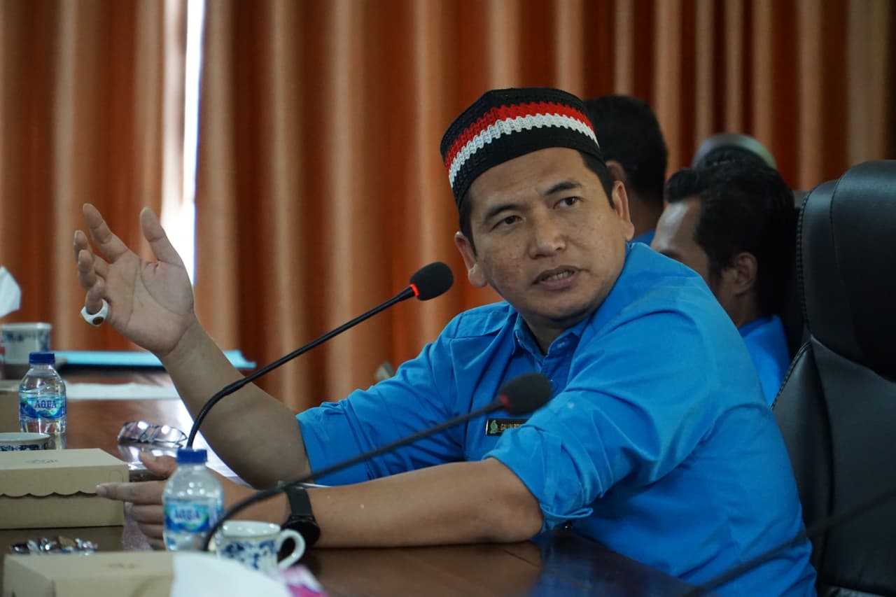 Direktur Teknik Perumdam Tirta Tuah Benua Kutim, Galuh Boyo Munanto.  &nbsp;