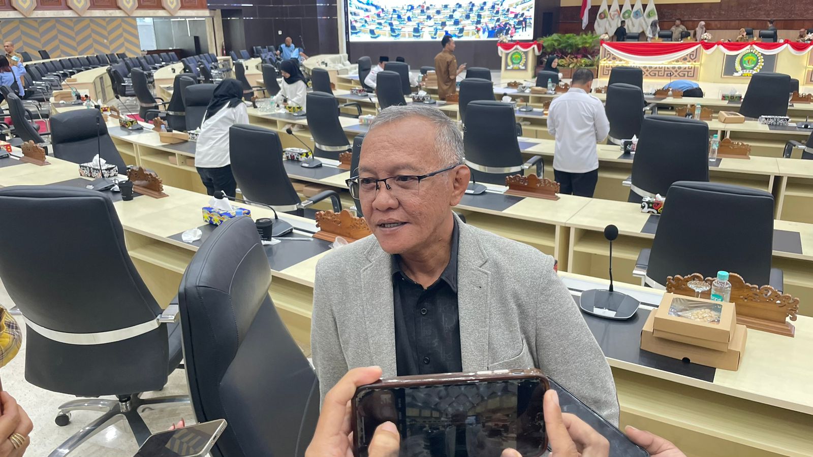 Anggota Komisi III DPRD Kaltim sekaligus Ketua Fraksi PDI Perjuangan, Muhammad Samsun. (Bayu/KP)