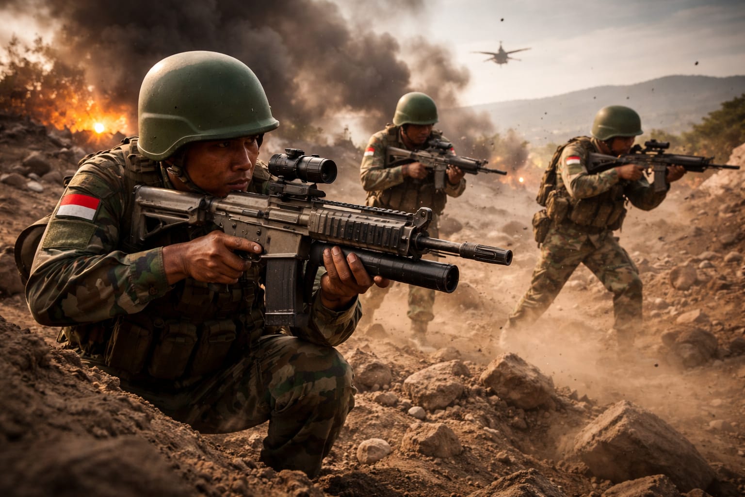 ilustrasi prajurit TNI.