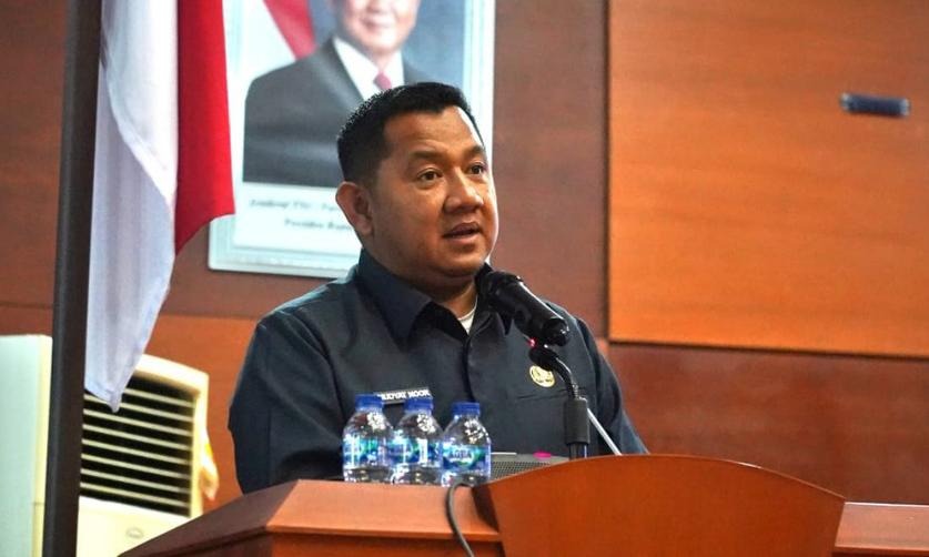 DILEMA: Bupati PPU Mudyat Noor Dalam Rapat Paripurna Laporan Keterangan Pertanggungjawaban (LKPj) yang digelar pada Senin (30/3/2026).