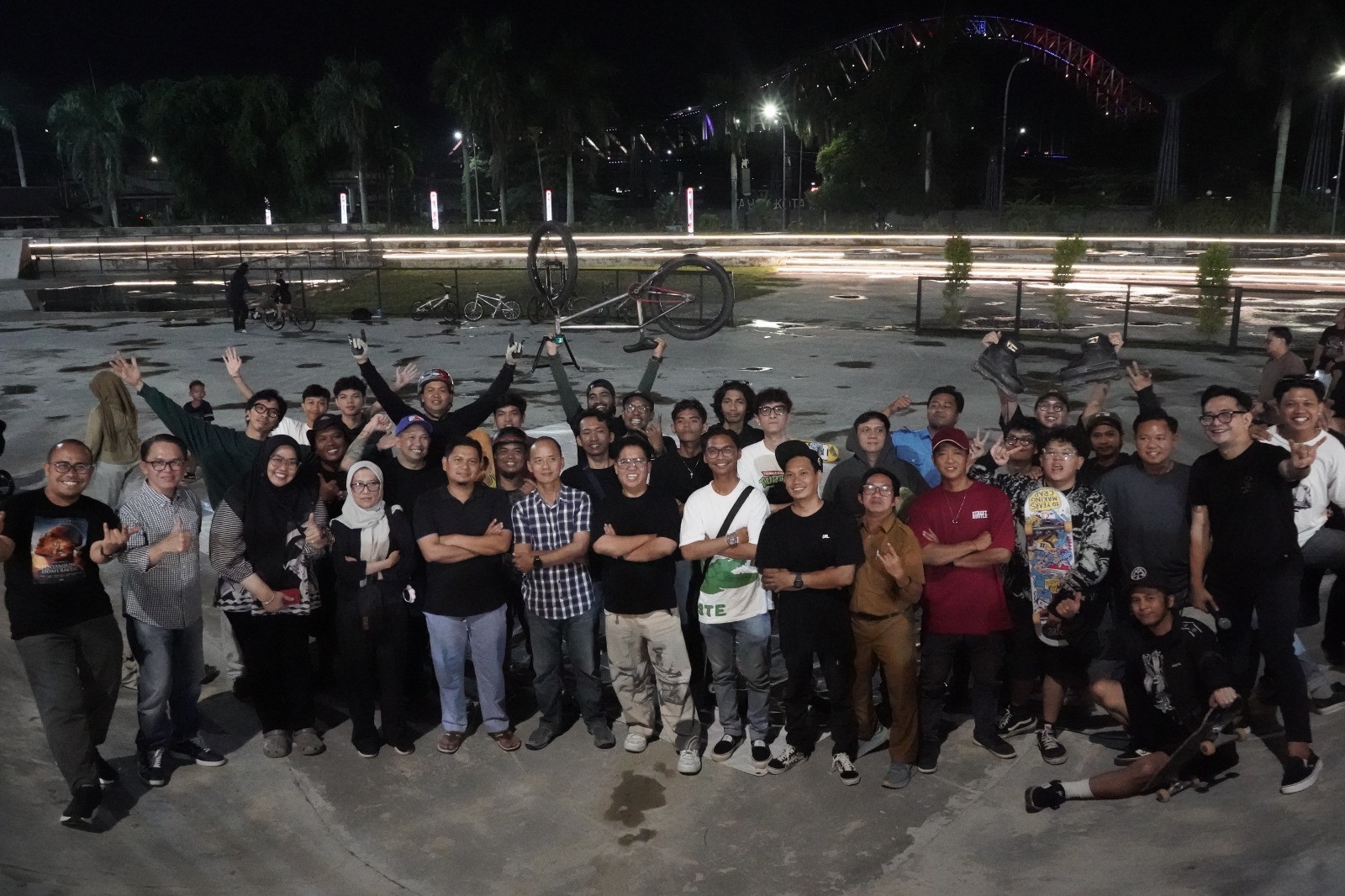 ASPIRASI: Pertemuan Wakil Bupati Kukar Rendi Solihin bersama komunitas extreme sport di Kutai Kartanegara.