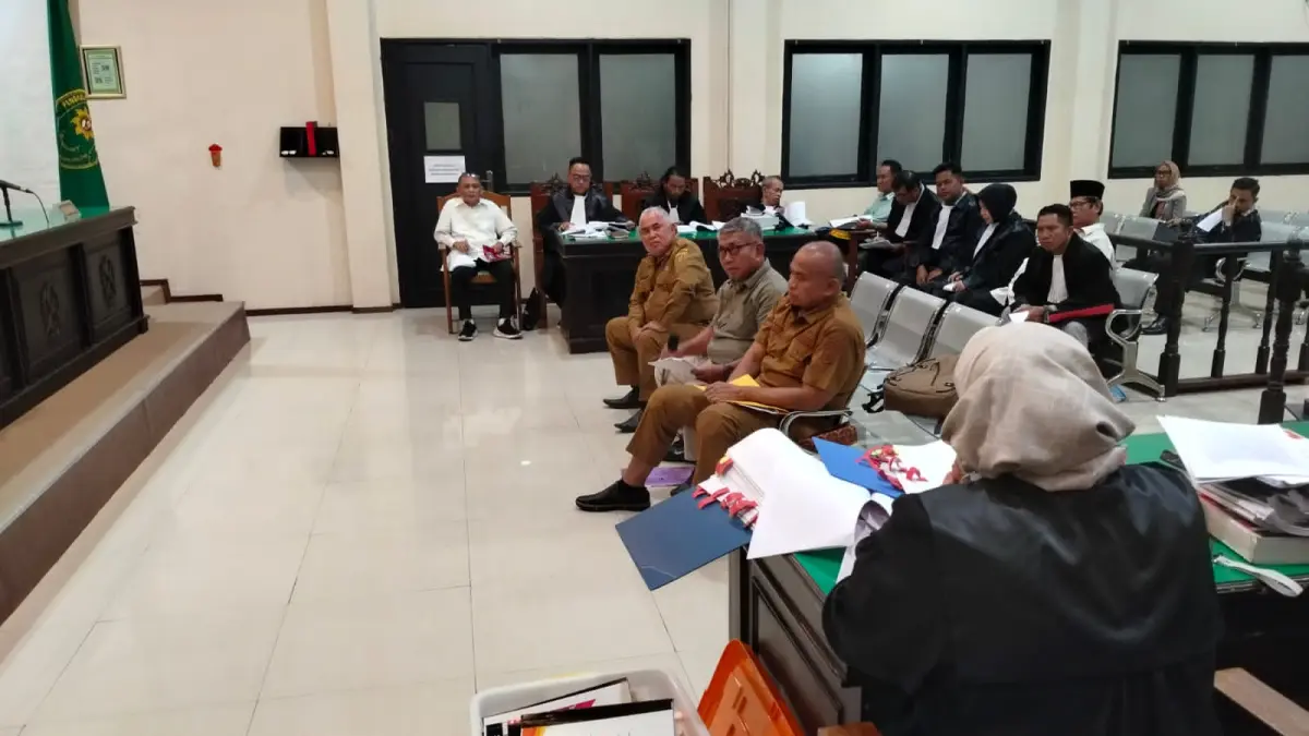 Didang lanjutan kasus hibah KONI Samarinda di Pengadilan Tipikor. Jaksa Penuntut Umum (JPU) mencecar saksi dari Dispora dan BPKAD terkait prosedur verifikasi anggaran yang dinilai formalitas semata. (BAYU ROLLES/KP)