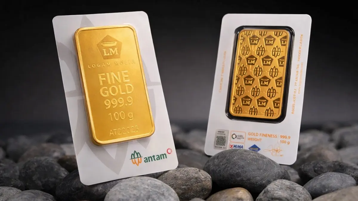 Harga emas Antam hari ini, Rabu (1/4/2026). Generate AI