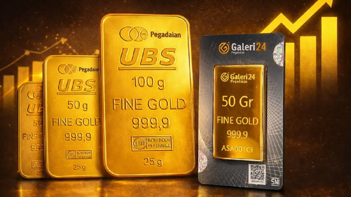 Harga Emas Galeri24 dan emas UBS Rabu, 1 April 2026. Generate AI