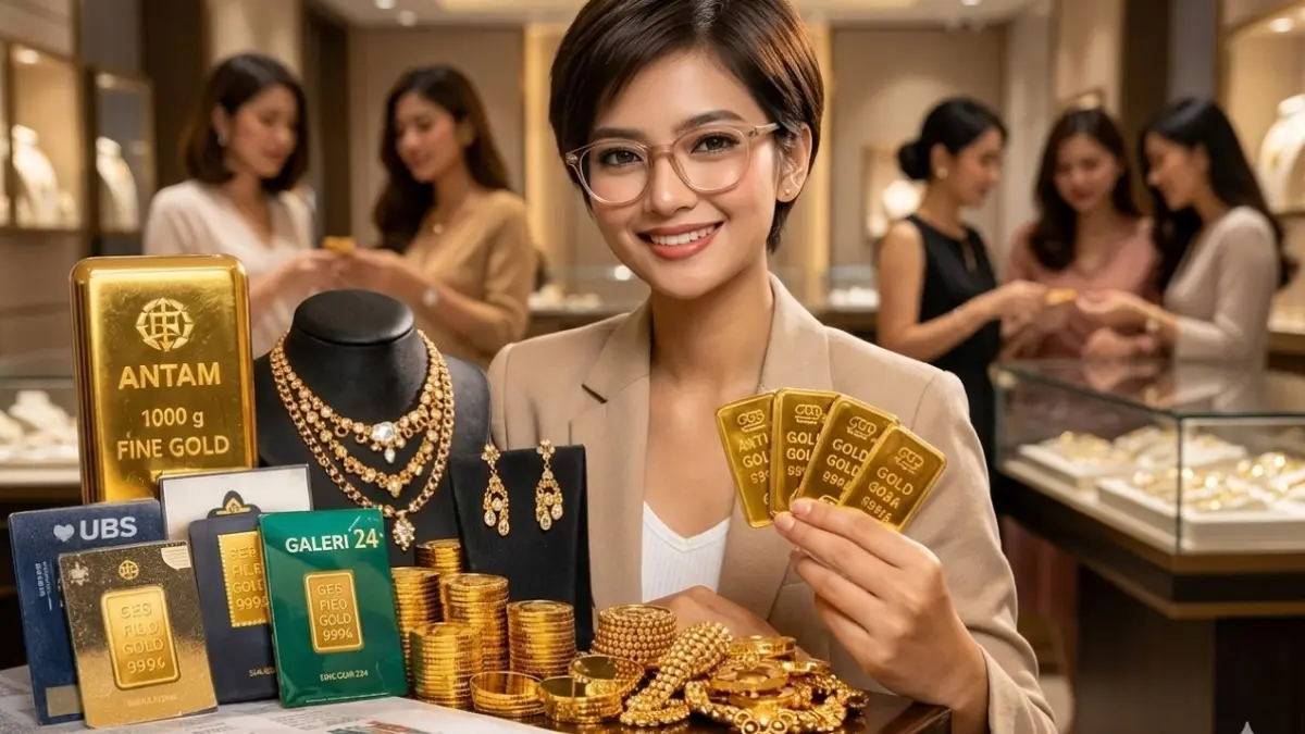 Prediksi harga emas hari ini Rabu, 1 April 2026. Generate AI