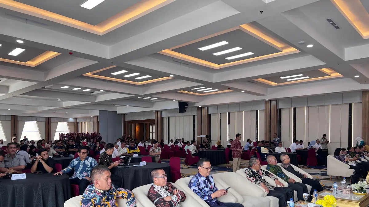 Rapat koordinasi penentuan jadwal Porprov Kaltim 2026 berlangsung di Paser pada Kamis, 2 April 2026. (Najib/KP)