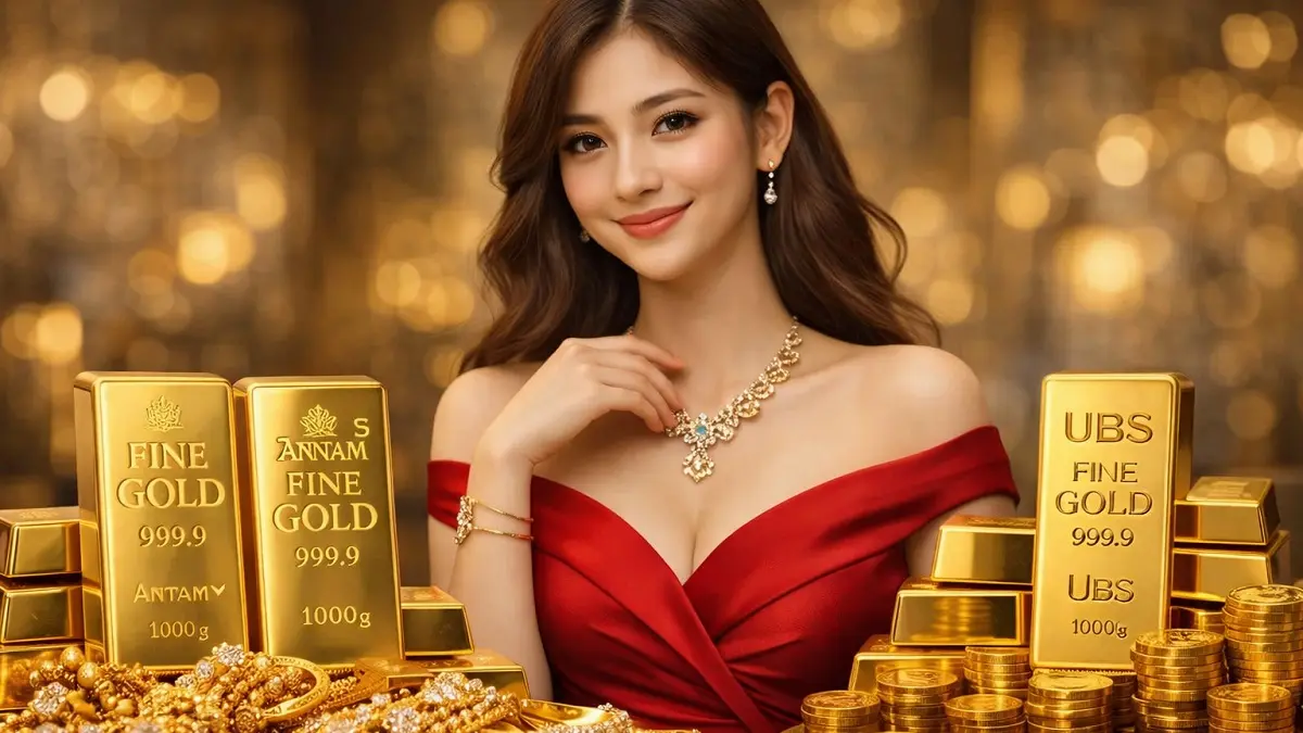 Prediksi harga emas hari ini Sabtu, 4 April 2026. (Generate AI)