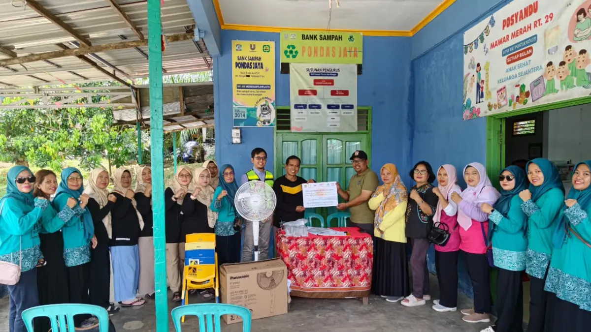 TINGKATKAN PELAYANAN: Bantuan CSR PAMA BPOP diharapkan mampu meningkatkan kenyamanan serta kualitas pelayanan Posyandu, (PAMA BPOP) 