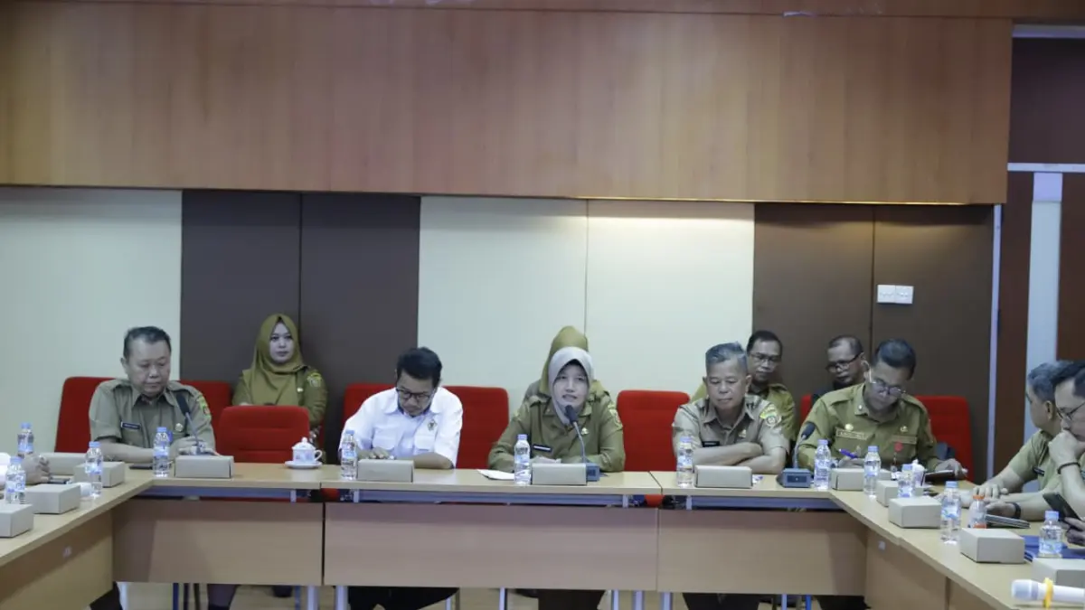 AUDIT: Entry meeting pemeriksaan BPK Perwakilan Kalimantan Timur di Kantor Inspektorat Samarinda, Senin (6/4).