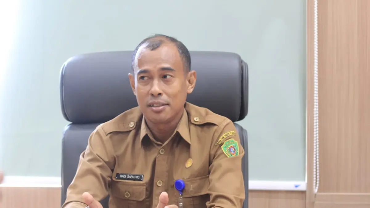 Hadi Saputro, Asisten II Perekonomian dan Pembangunan Setkab PPU, menjelaskan langkah stabilisasi harga pangan dan antisipasi musim kemarau di Penajam.