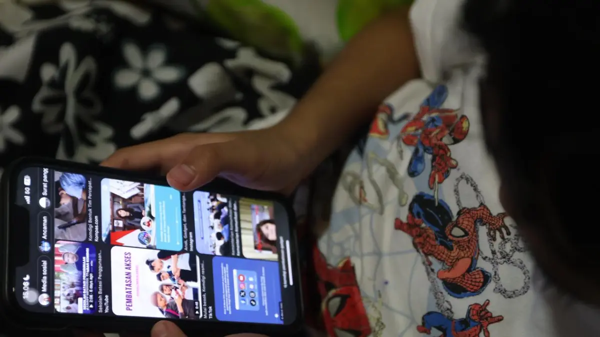 PERHATIAN: Semakin tingginya ketergantungan anak pada gadget mendorong DPRD Balikpapan mendukung PP Nomor 17 Tahun 2025 (PP Tunas). ANGGI PRADITHA/KP