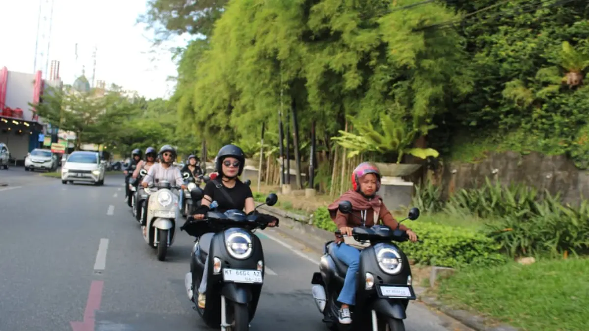 KEMUDAHAN: Astra Motor Kaltim 1 memberikan kejutan bagi para pencinta sepeda motor Honda yang ingin punya motor baru lewat program bertajuk April Mop.