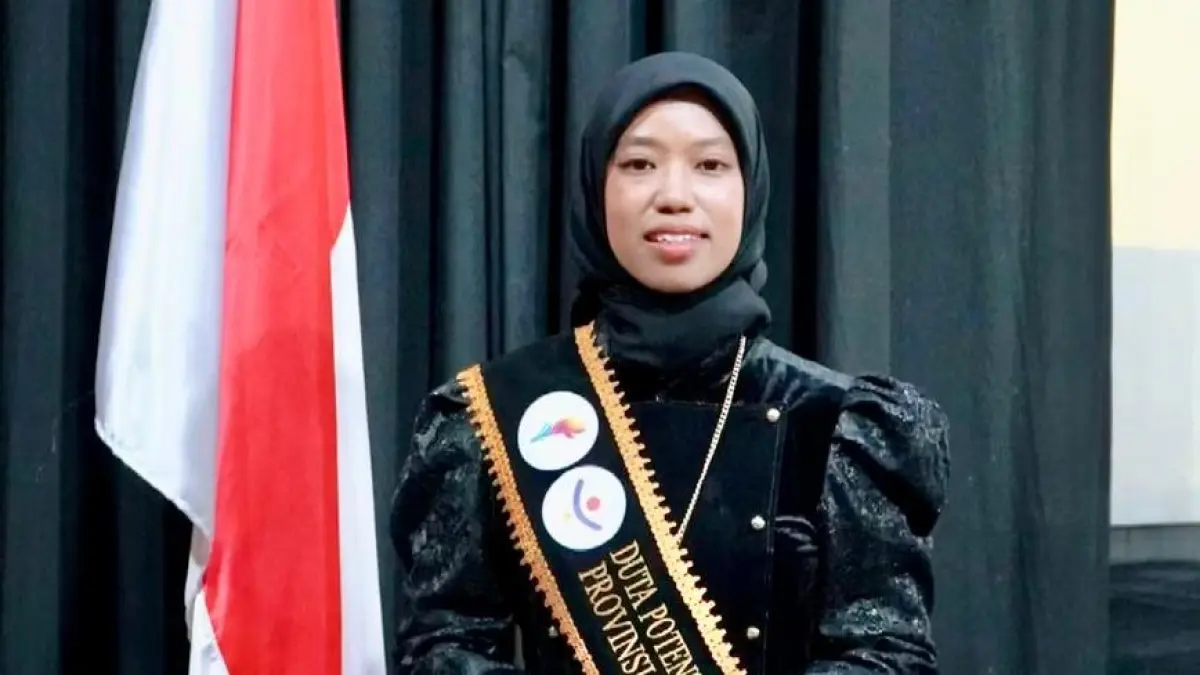 SAMPAIKAN: Nurul Fatihah menyampaikan rasa terima kasih kepada PT PLN UBP Mahakam atas dukungan penuh yang telah mengantarkannya menghadiri kegiatan awarding di Jakarta.
