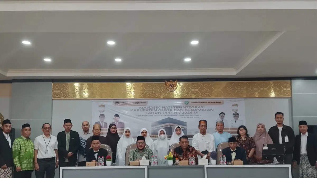 Wakil Bupati Kubar, Nanang Adriani saat membuka kegiatan manasik haji. (IST)

&nbsp;