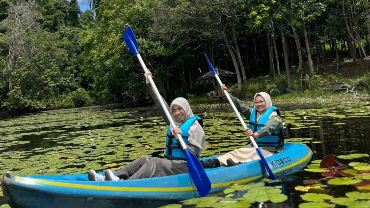 WISATA: Kunjungan wisatawan ke Tahura Lati Petangis selama libur Lebaran 2026 ini mencapai 5 ribu orang. 