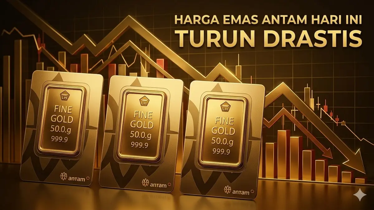 Harga emas Antam hari ini 10 April 2026, berada di level Rp2,85 Juta.