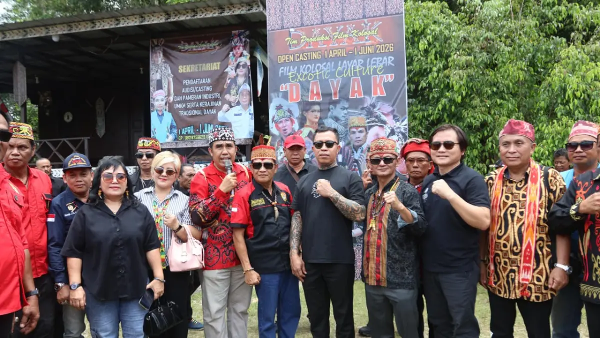 KEARIFAN LOKAL: Film “Dayak” bakal menyajikan budaya dan peradaban suku Dayak. ANGGI PRADITHA/KP