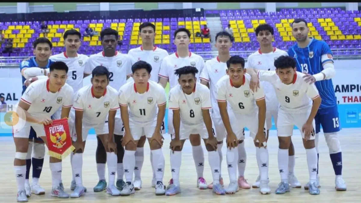 Skuad Timnas Futsal Indonesia memastikan tiket ke final Piala AFF Futsal 2026 di Nonthaburi, Thailand, Indonesia menang 3-2. (Foto ist)
