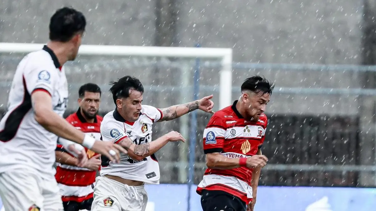 Madura United meraih kemenangan 2-1 atas Persik Kediri. (Foto; Instagram/Madura United)