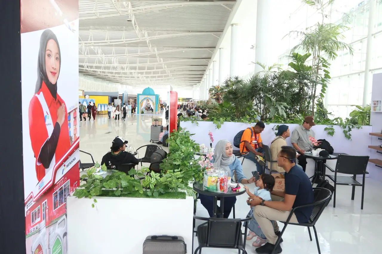 Banyak pengunjung yang memanfaatkan layanan Serambi MyPertamina ini agar perjalanan mudik menjadi lebih nyaman dan menyenangkan.