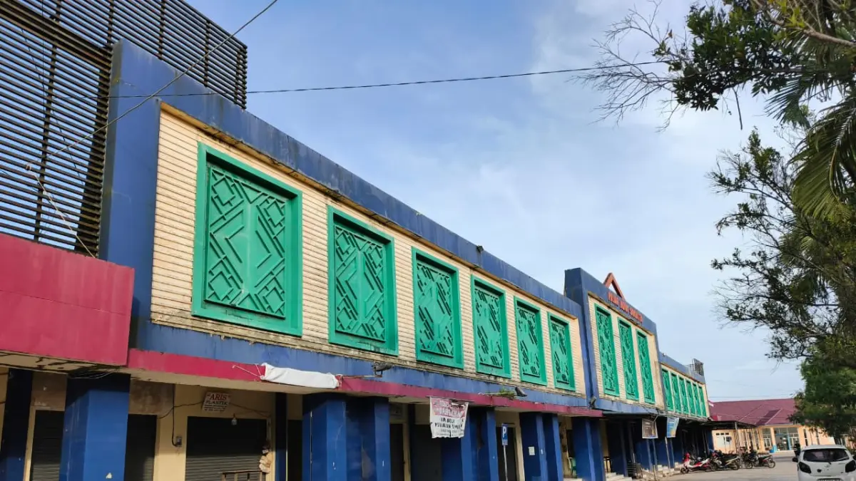 Pasar Induk Sangatta, Kutai Timur. (Jufriadi/KP)

&nbsp;
