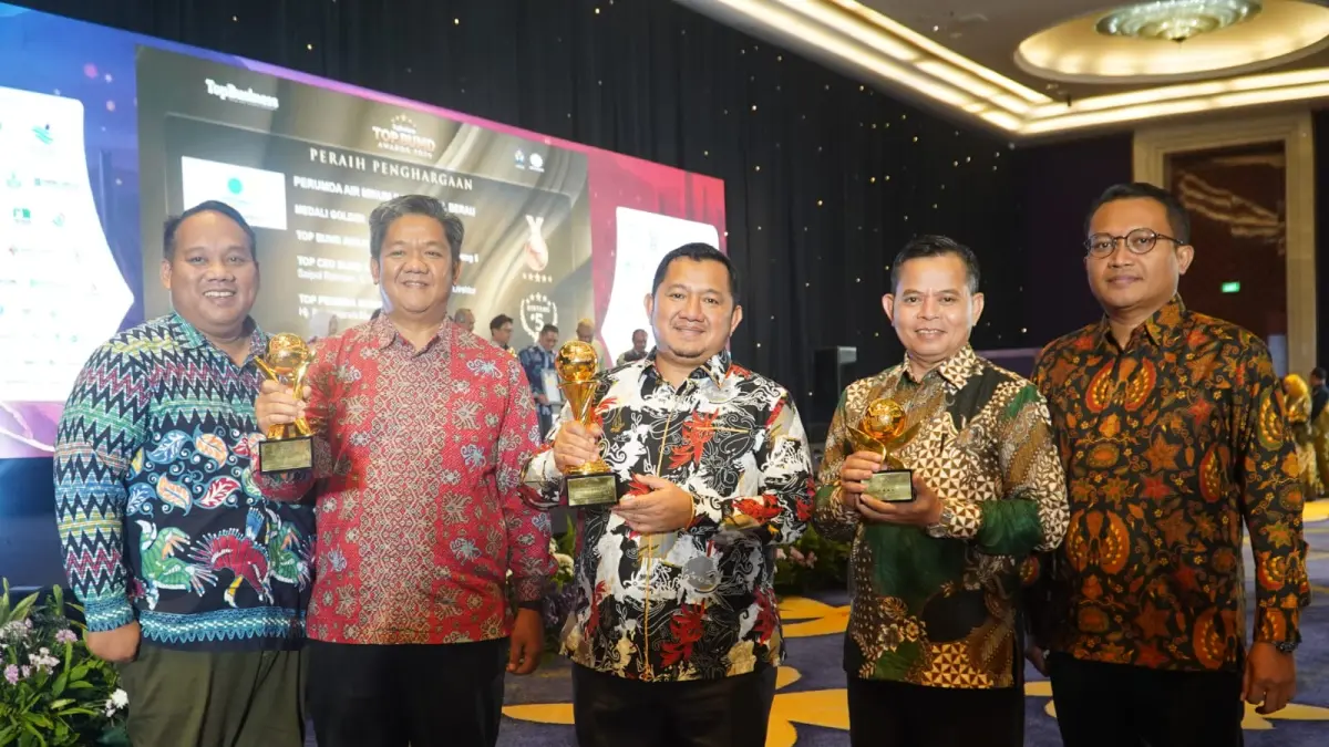 BANGGA: Pemerintah Kabupaten Penajam Paser Utara sukses menorehkan prestasi gemilang dalam ajang bergengsi TOP BUMD Awards 2026 yang digelar di Dian Ballroom, Hotel Raffles, Jakarta, Senin (13/4/2026)